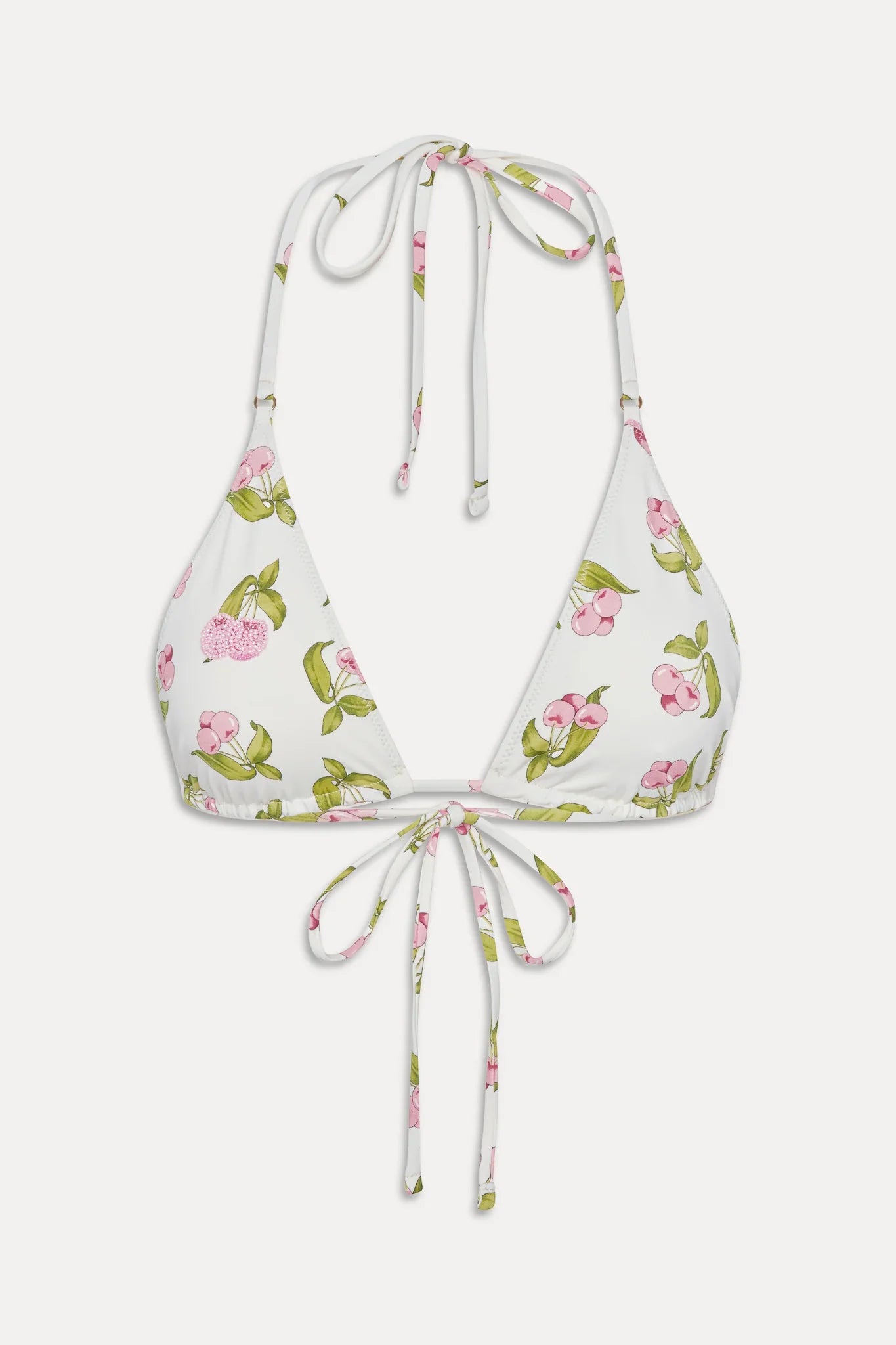 Grace Beaded Triangle Bikini Top - Cherry Picked