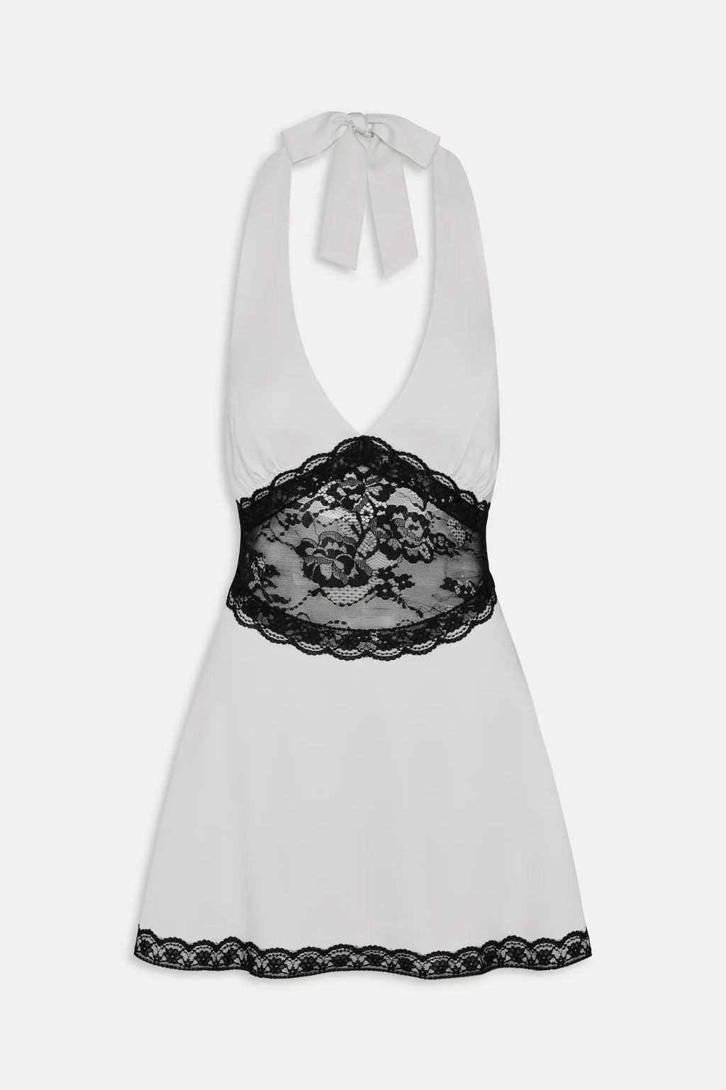 Audrey Satin Mini Dress - Soft Sand