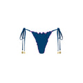 Lettuce Edge Thong Tie Bikini Bottom - Mystic Moon
