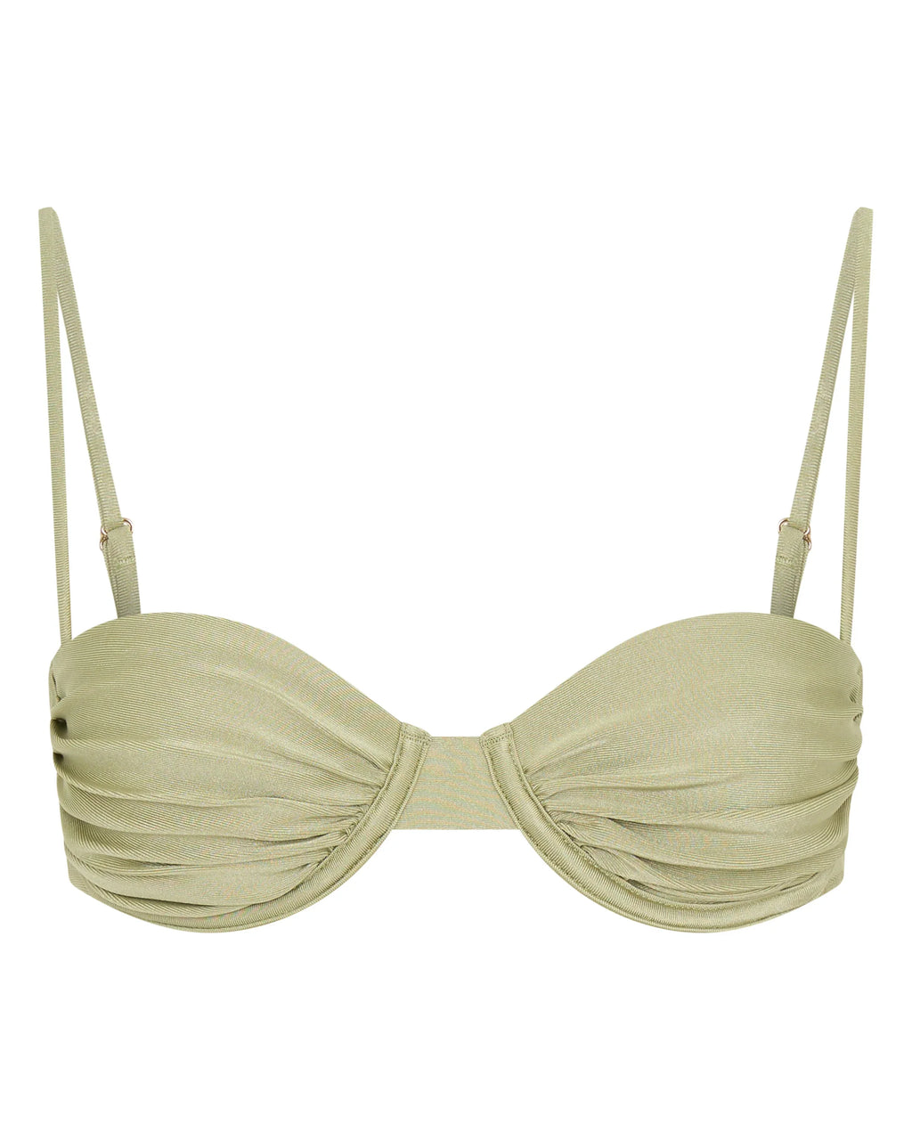 La Pelosa Bikini Top Olive