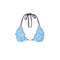Lettuce Edge Bralette Bikini Top - Dream Flower