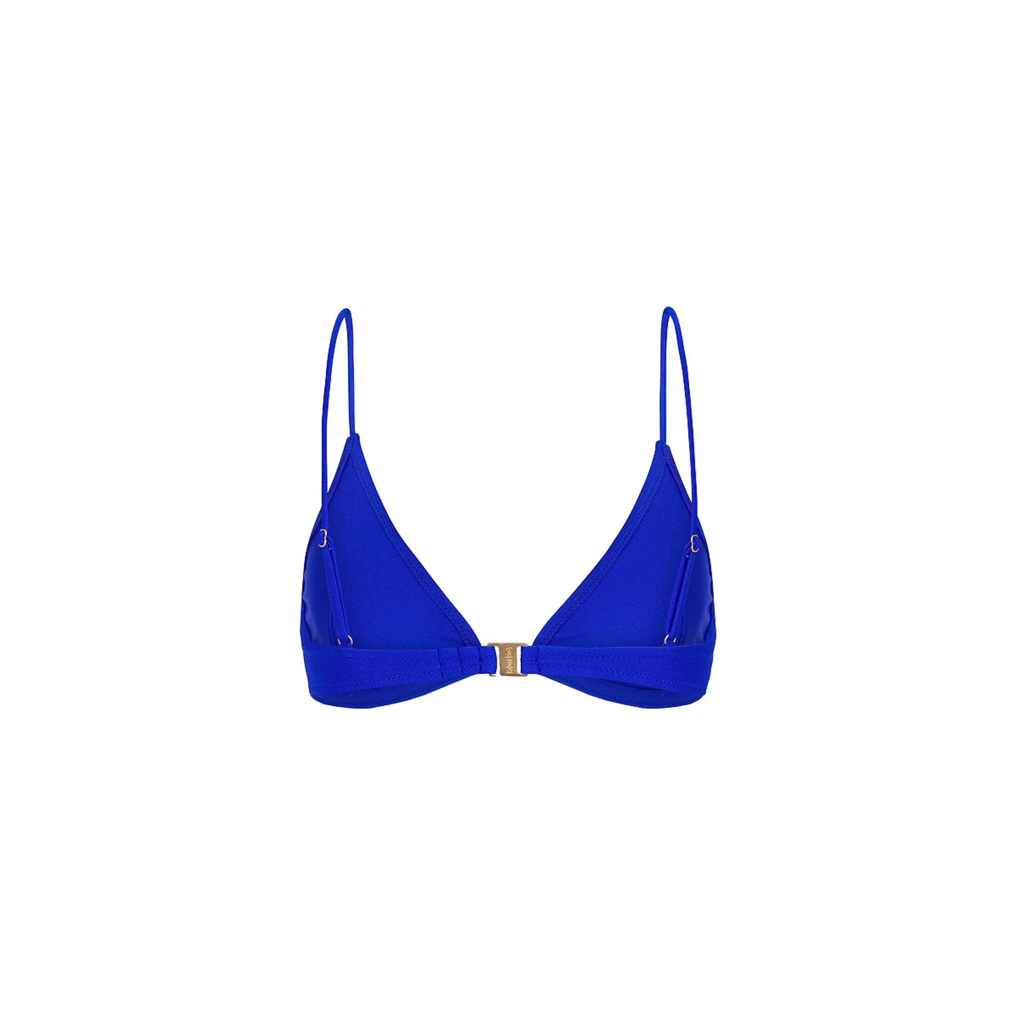 Underwire Triangle B-C Cup Bikini Top - Blue Lagoon