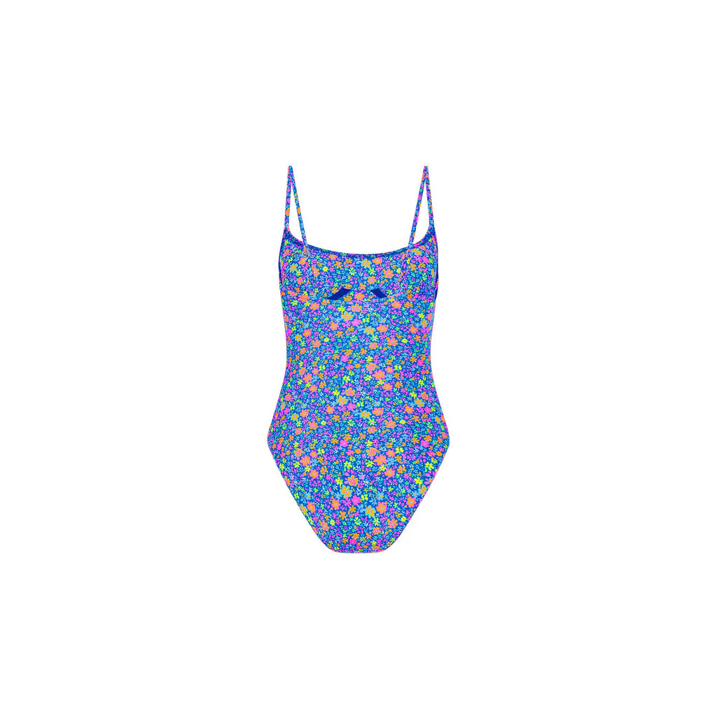 Invisible Underwire One Piece - Electric Bloom