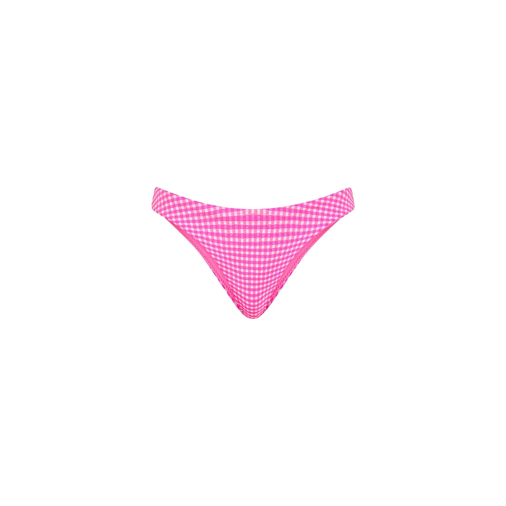 Minimal Full Coverage Bikini Bottom - Pink Diva