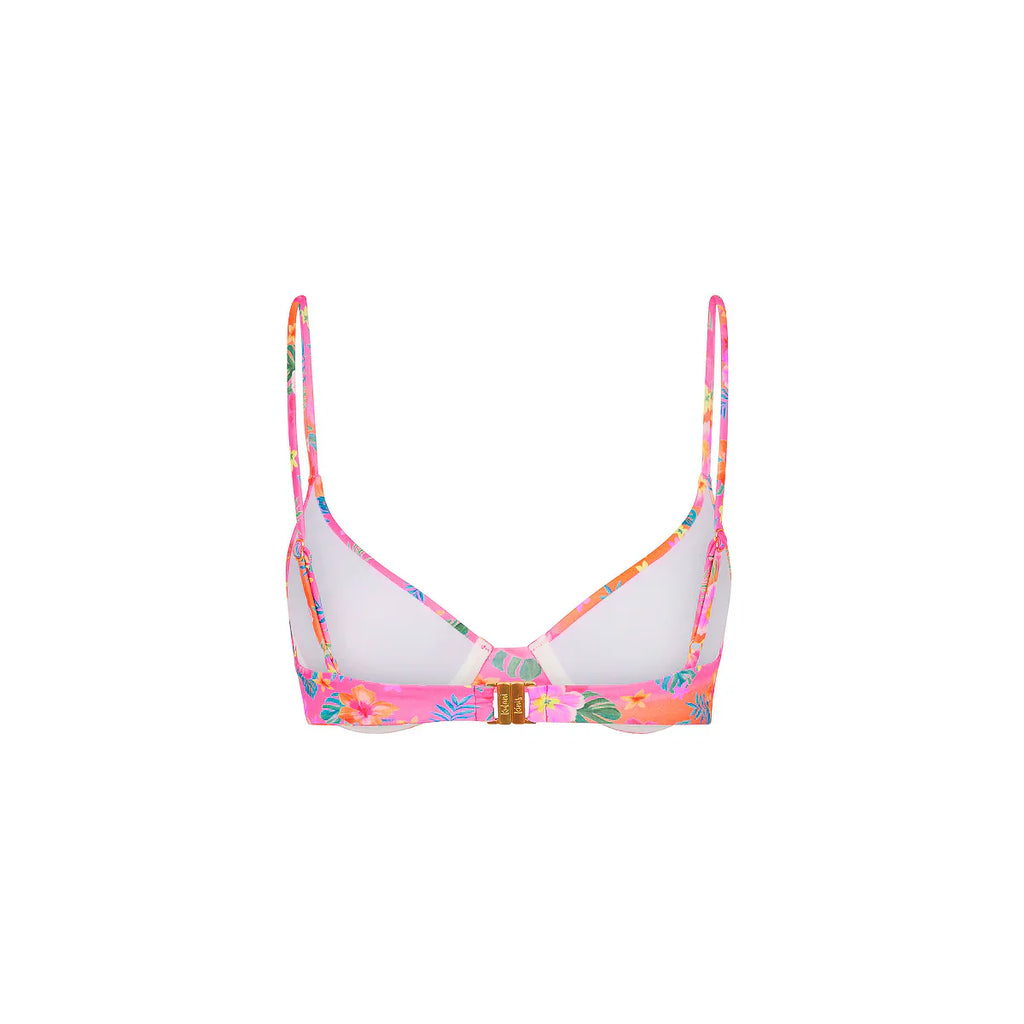 Slim Underwire Bra Bikini Top - Summer Glow
