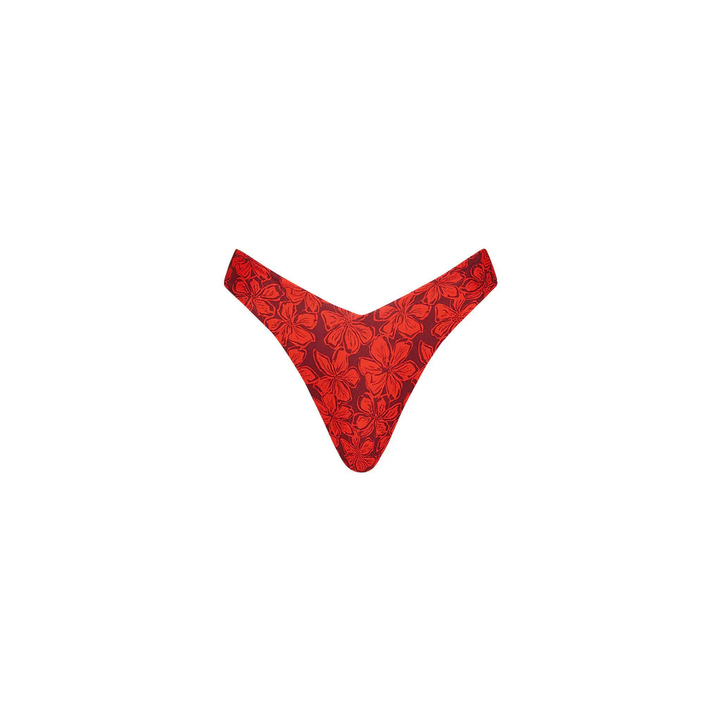 Y Cheeky Bikini Bottom - Sassy Sangria