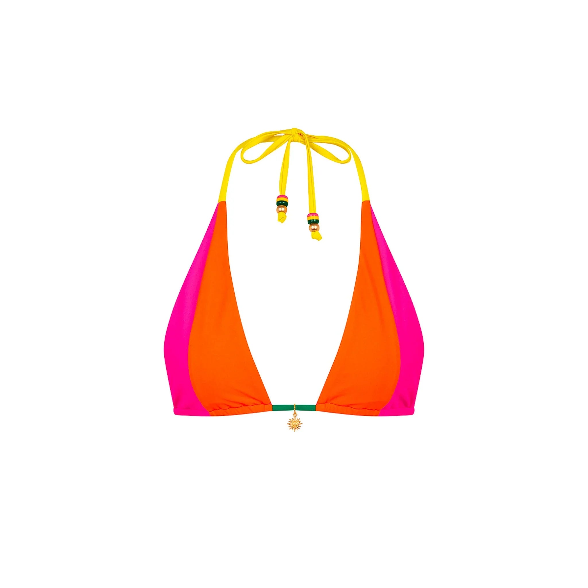 Splice Triangle Bikini Top - Passionfruit Punch