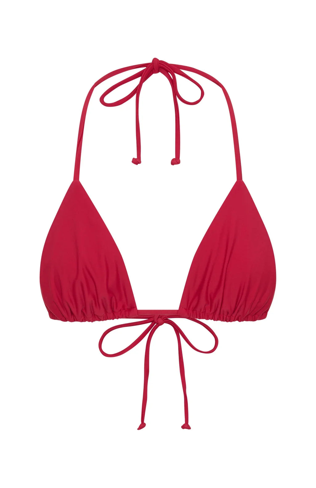 Golden Hour Bikini Top Cherry Red