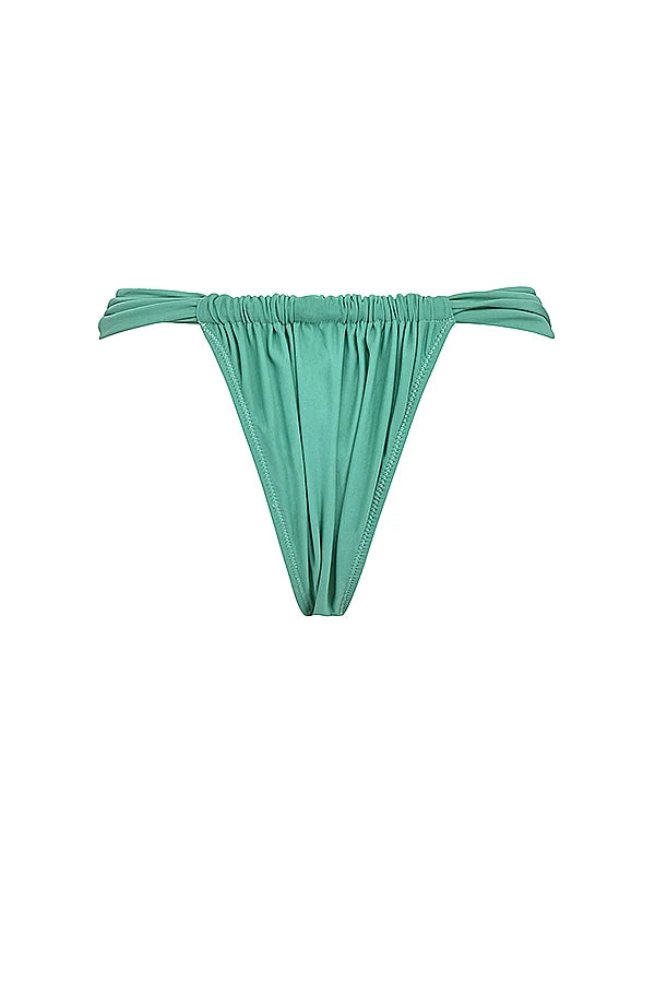 eucalyptus gathered high leg bikini bottom