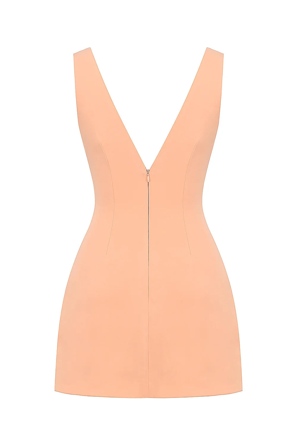 sorbet plunge mini dress