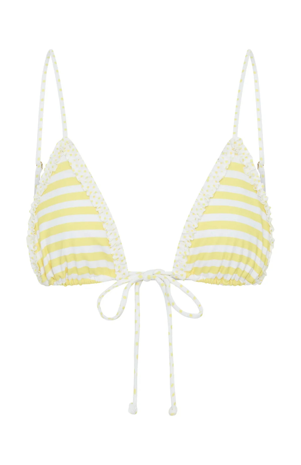 Noosa Bikini Top Lemoncello Stripe