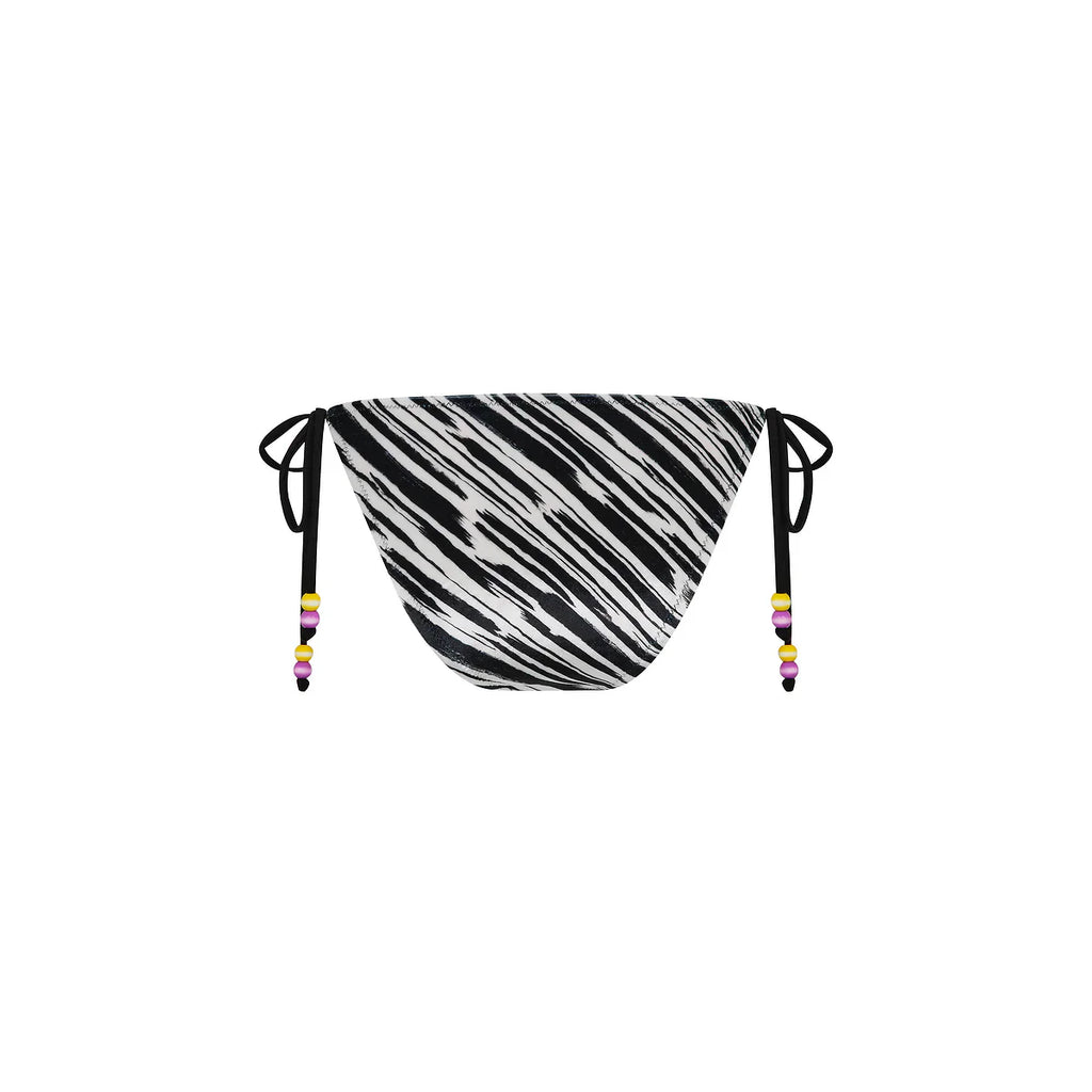 Full Coverage Tie Bikini Bottom - Wild Honey