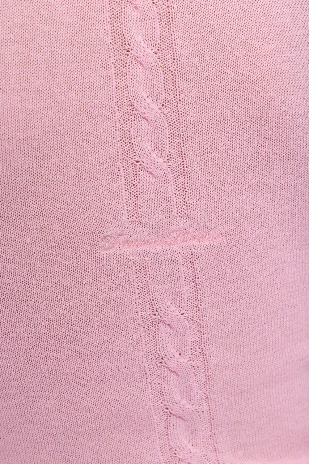 Logan Knit Mini Dress - Pink Cloud