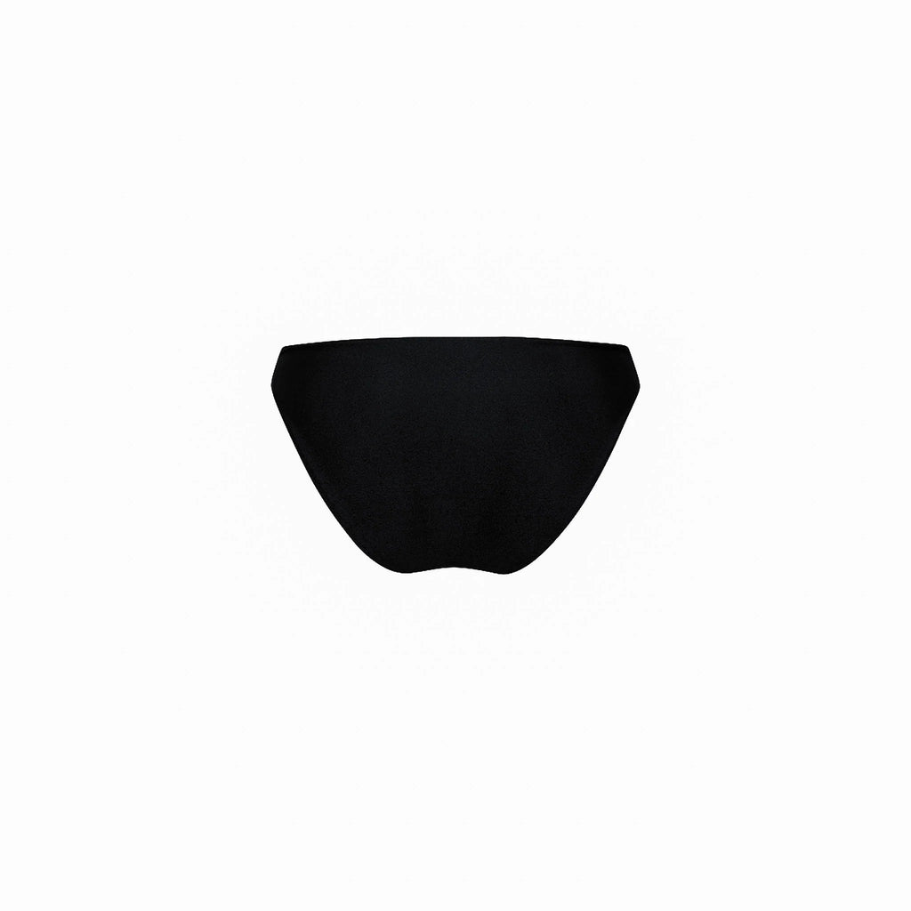 Minimal Full Coverage Bikini Bottom - Twilight Black