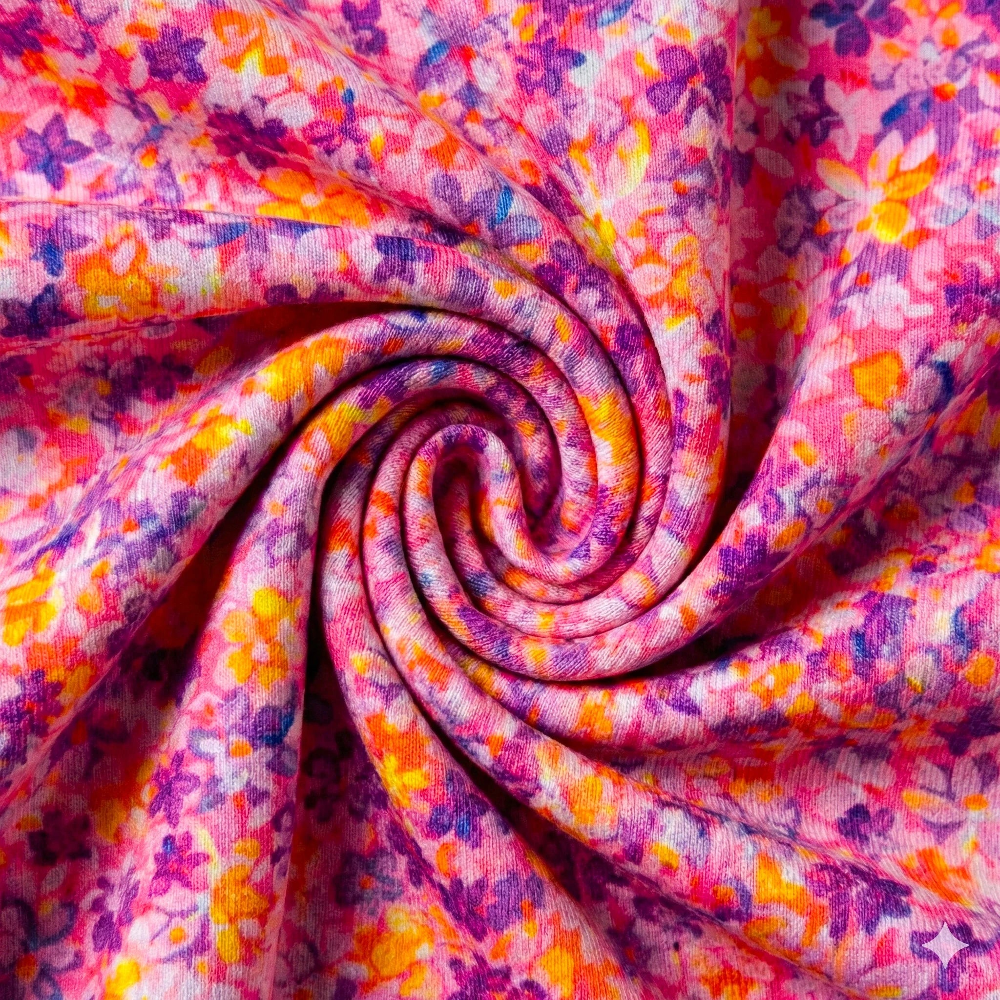 High Hip Cheeky Bikini Bottom - Gelato Bloom
