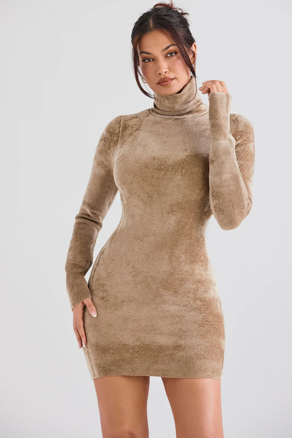 fawn chenille mini dress - sale