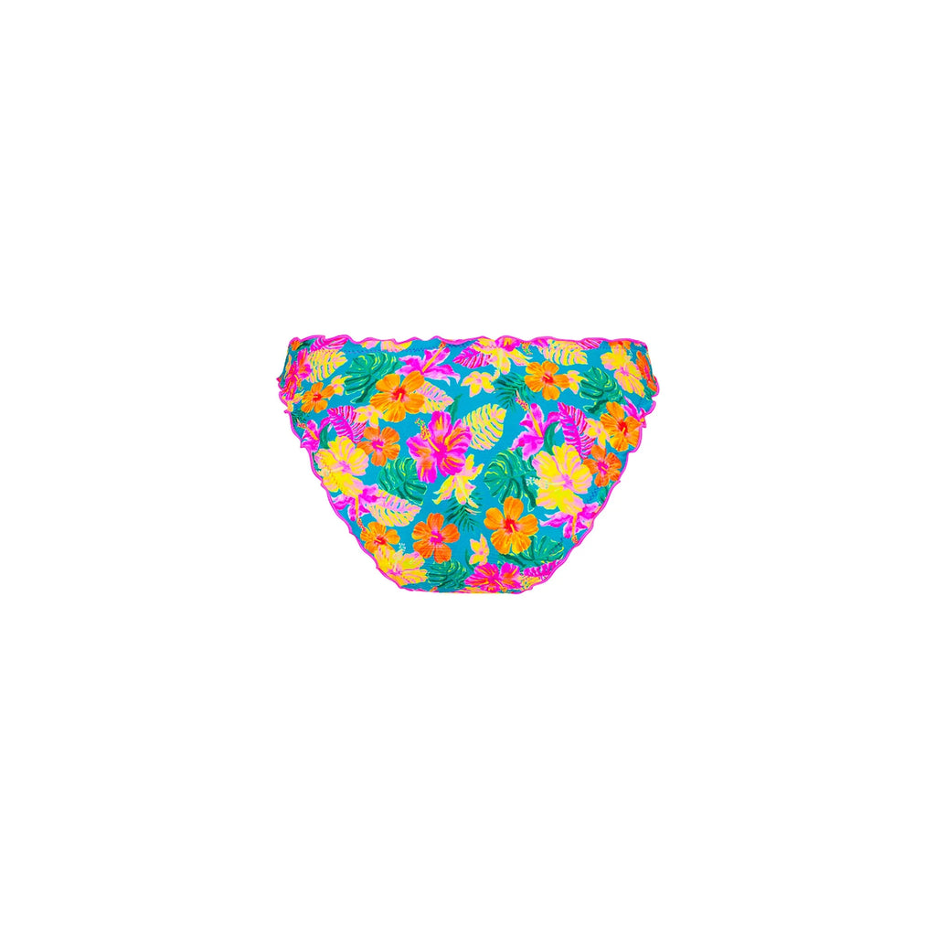 Lettuce Edge Full Coverage Bikini Bottom - Paradise Pop