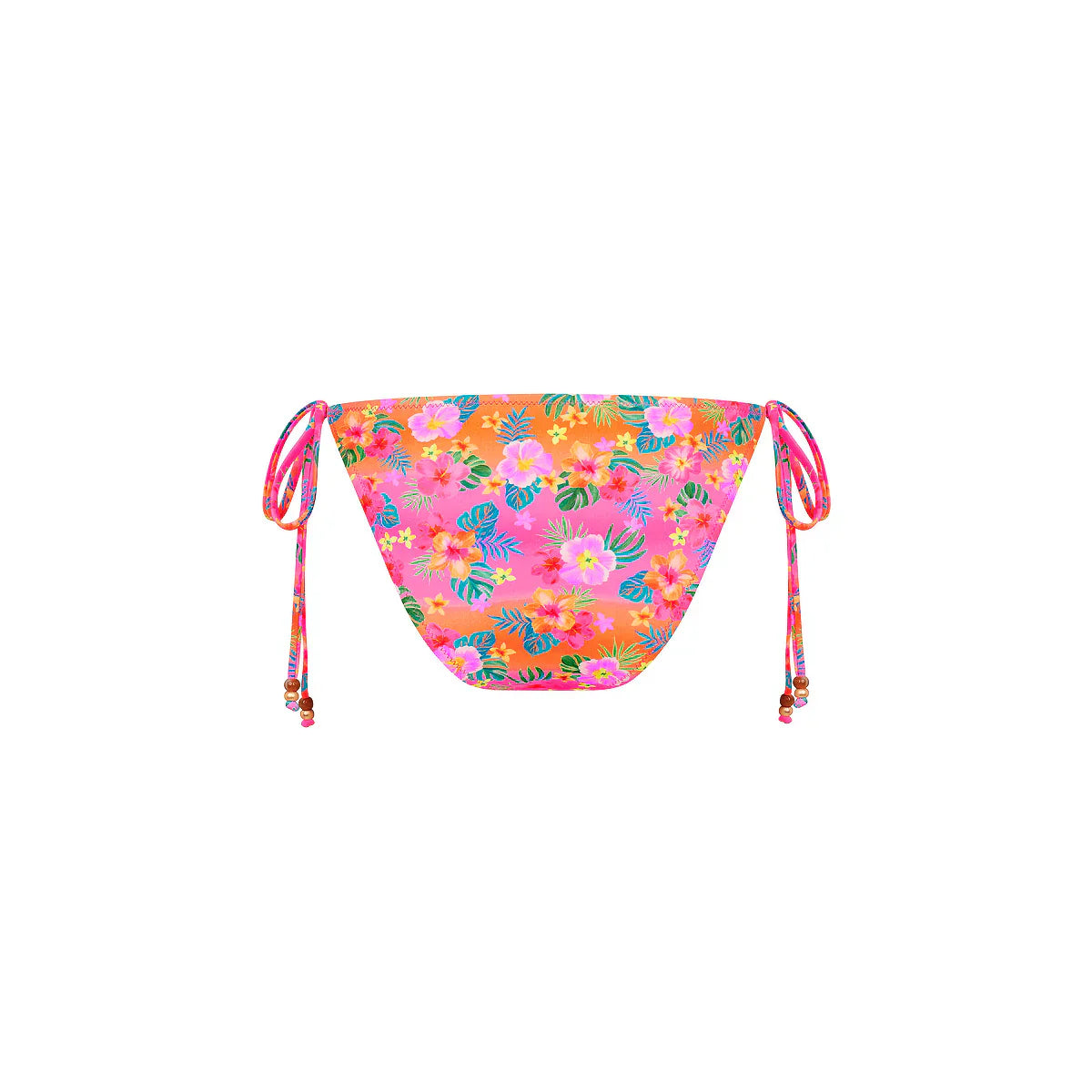 Full Coverage Tie Bikini Bottom - Summer Glow