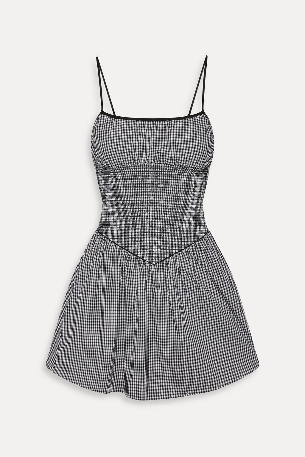Coast Cotton Gingham Mini Dress - Cottage Tile