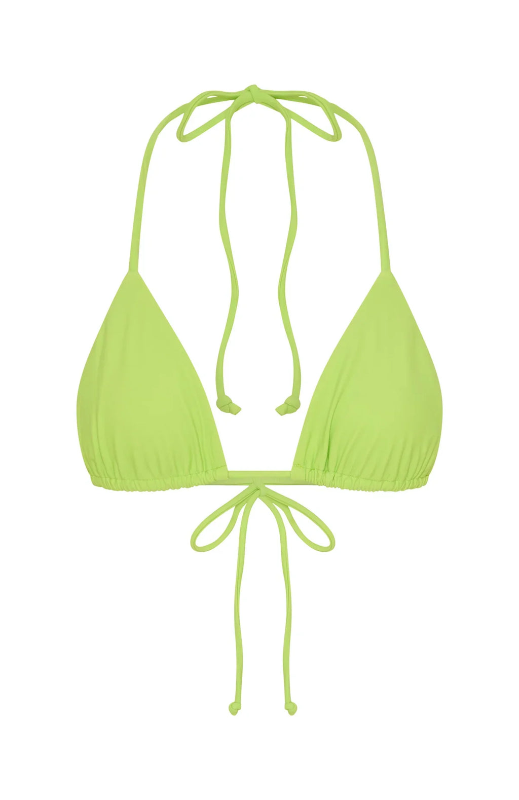 Golden Hour Bikini Top Lime