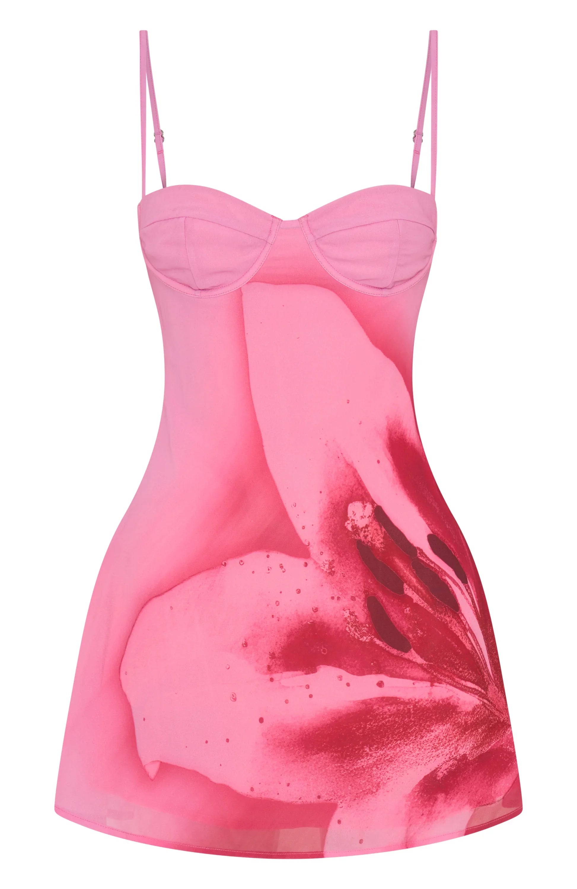 In The Back Of My Mind Mini Dress Blush Bloom
