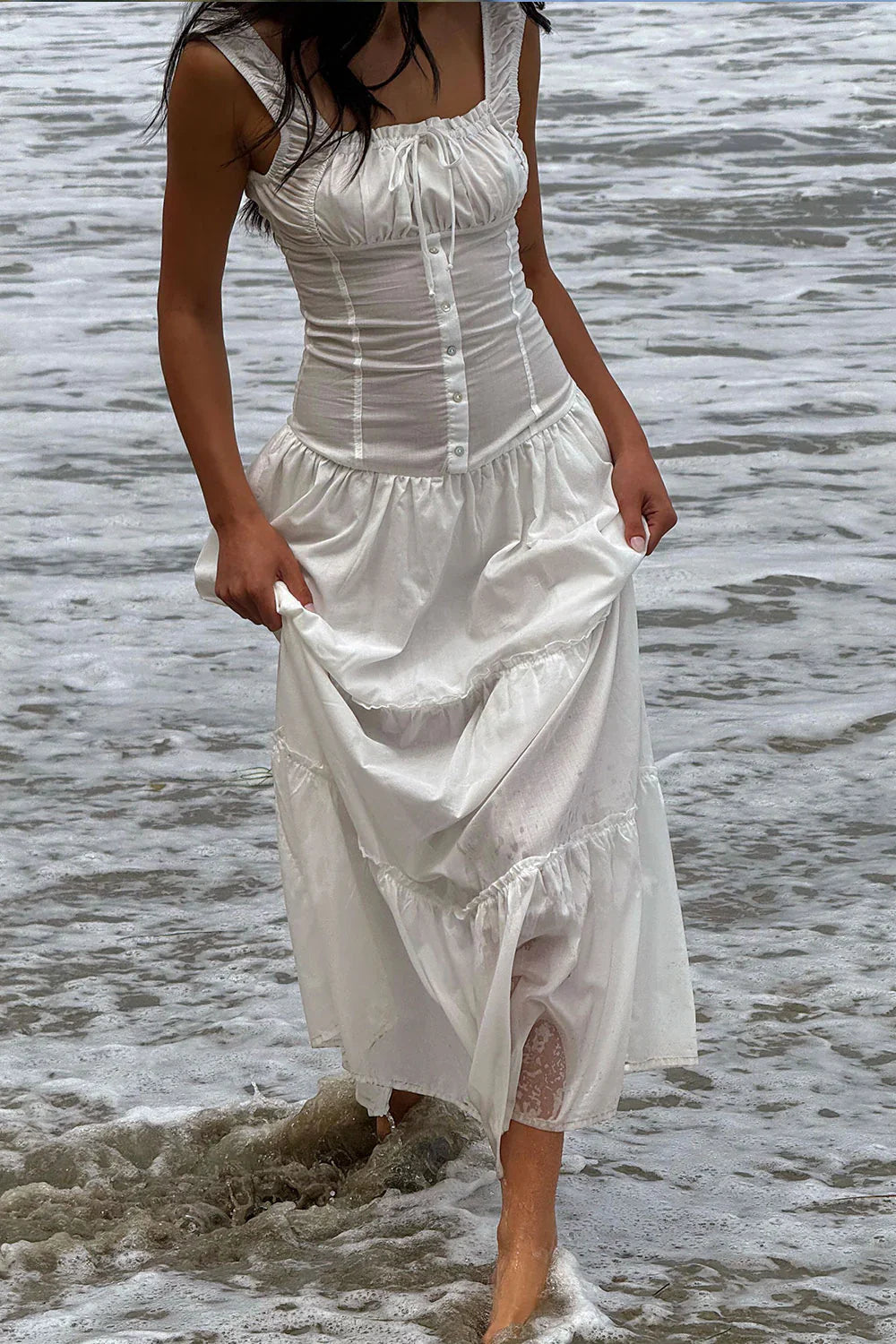 Christabelle Ruffle Maxi Dress - Sunrose