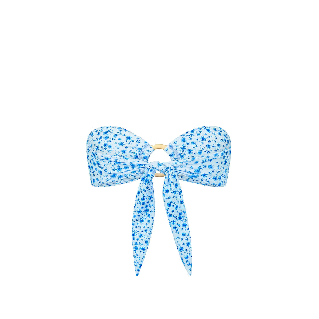 Strapless Bandeau Bikini Top - Dream Flower