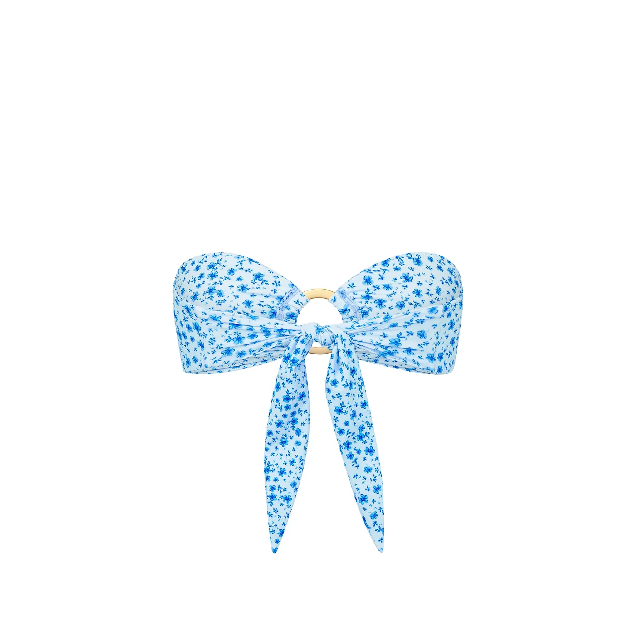 Strapless Bandeau Bikini Top - Dream Flower