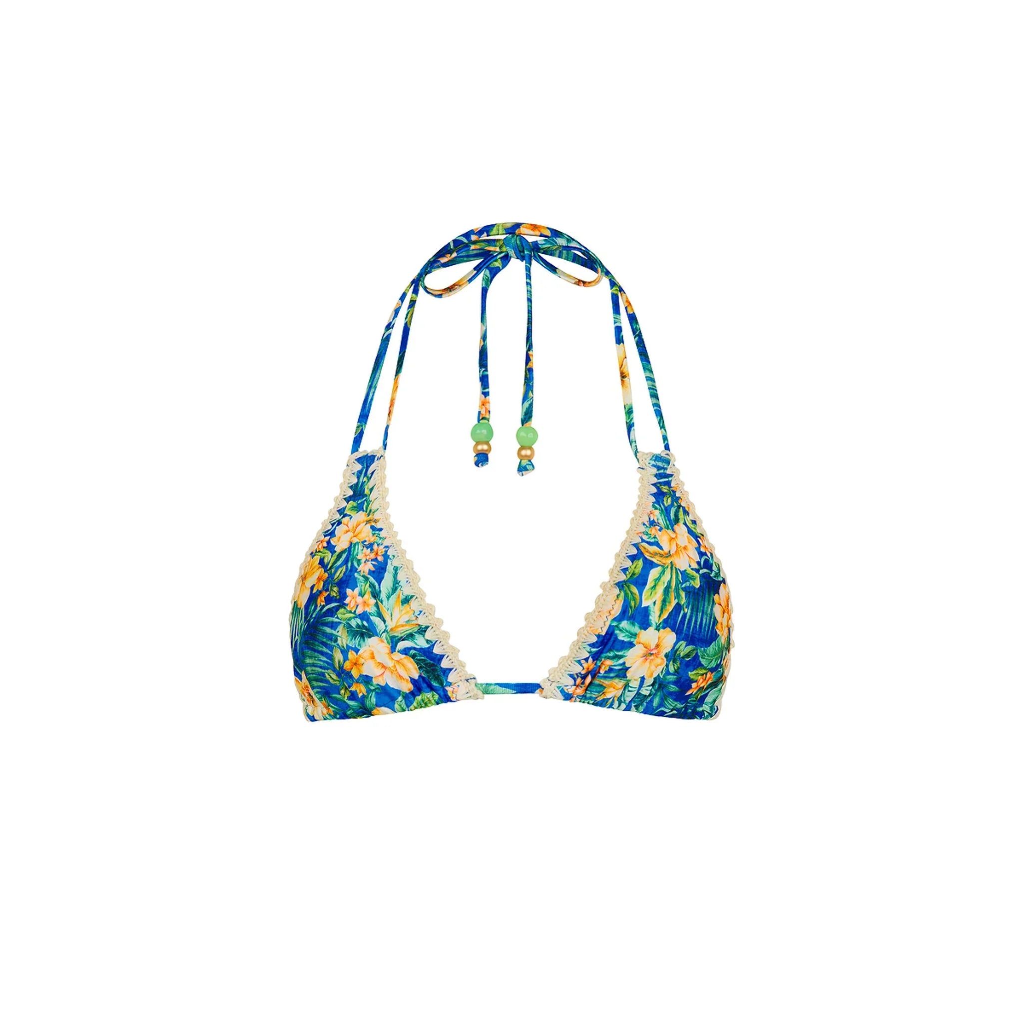 Crochet Halter Bikini Top - Tropez Tides