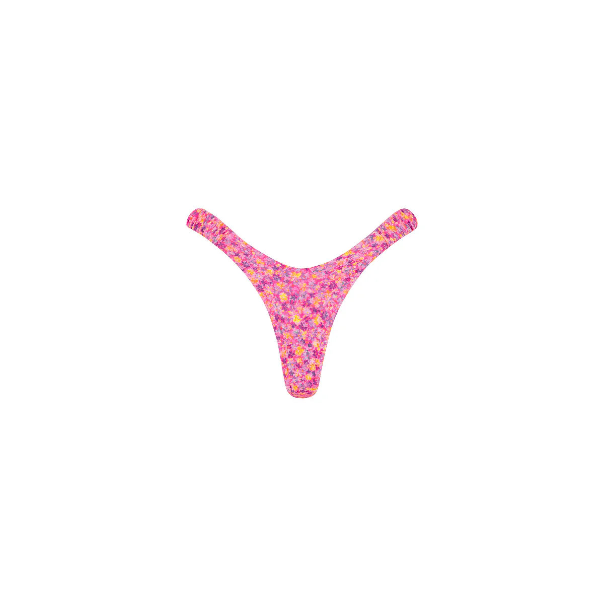 Retro Y Thong Bikini Bottom - Gelato Bloom