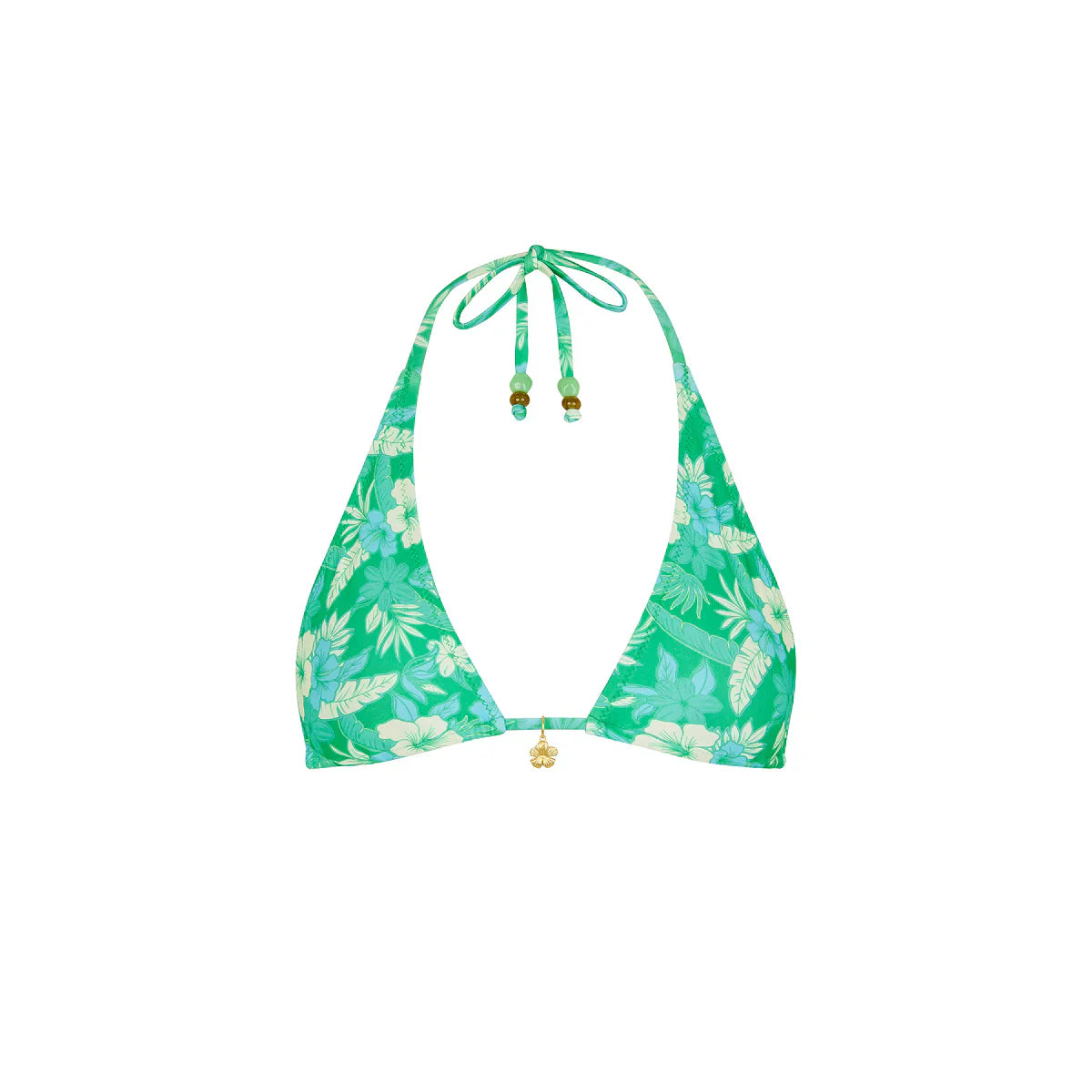 Classic Tie Halter Bikini Top - Barefoot Breeze
