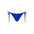 Full Coverage Tie Bikini Bottom - Blue Lagoon