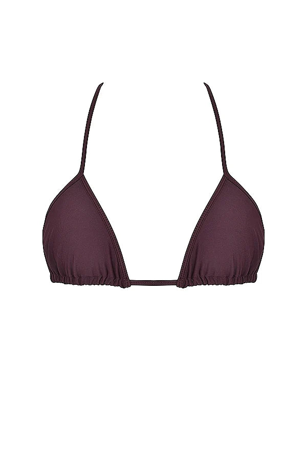 cacao triangle bikini top