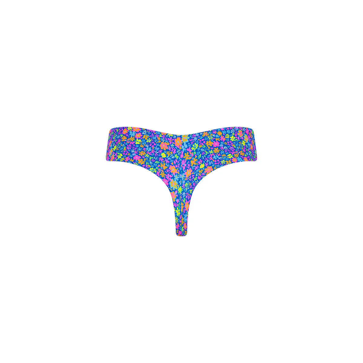 Mid-Rise Brazilian Bikini Bottom - Electric Bloom