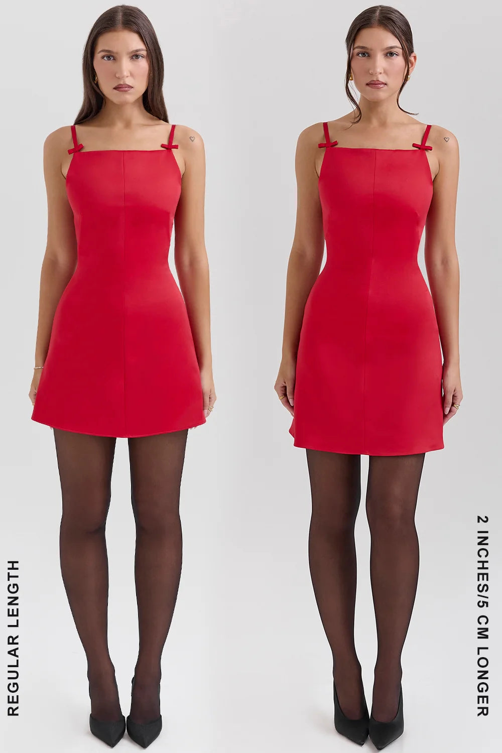 scarlet square neck a-line mini dress - sale