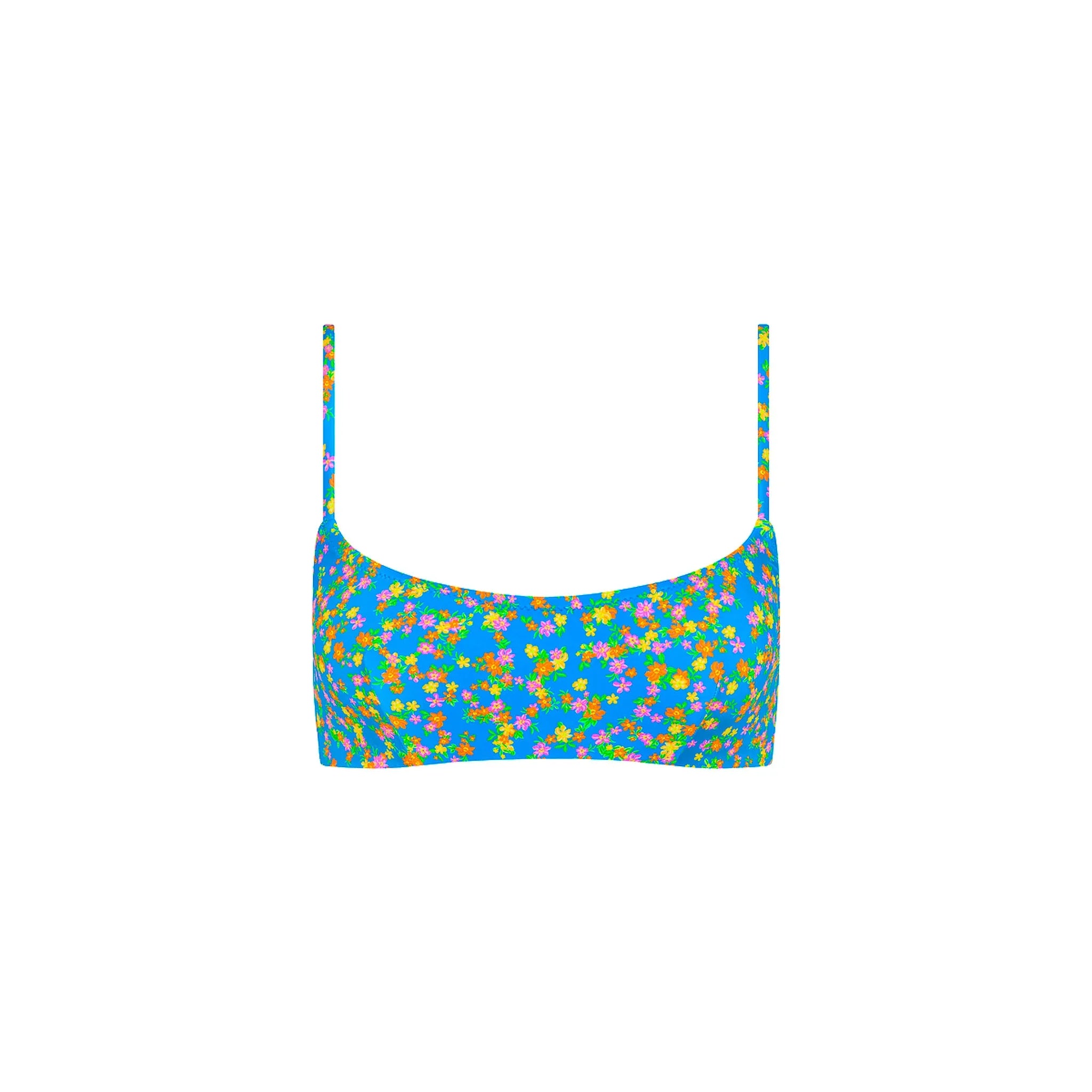 Invisible Underwire Crop Bikini Top - La Belle