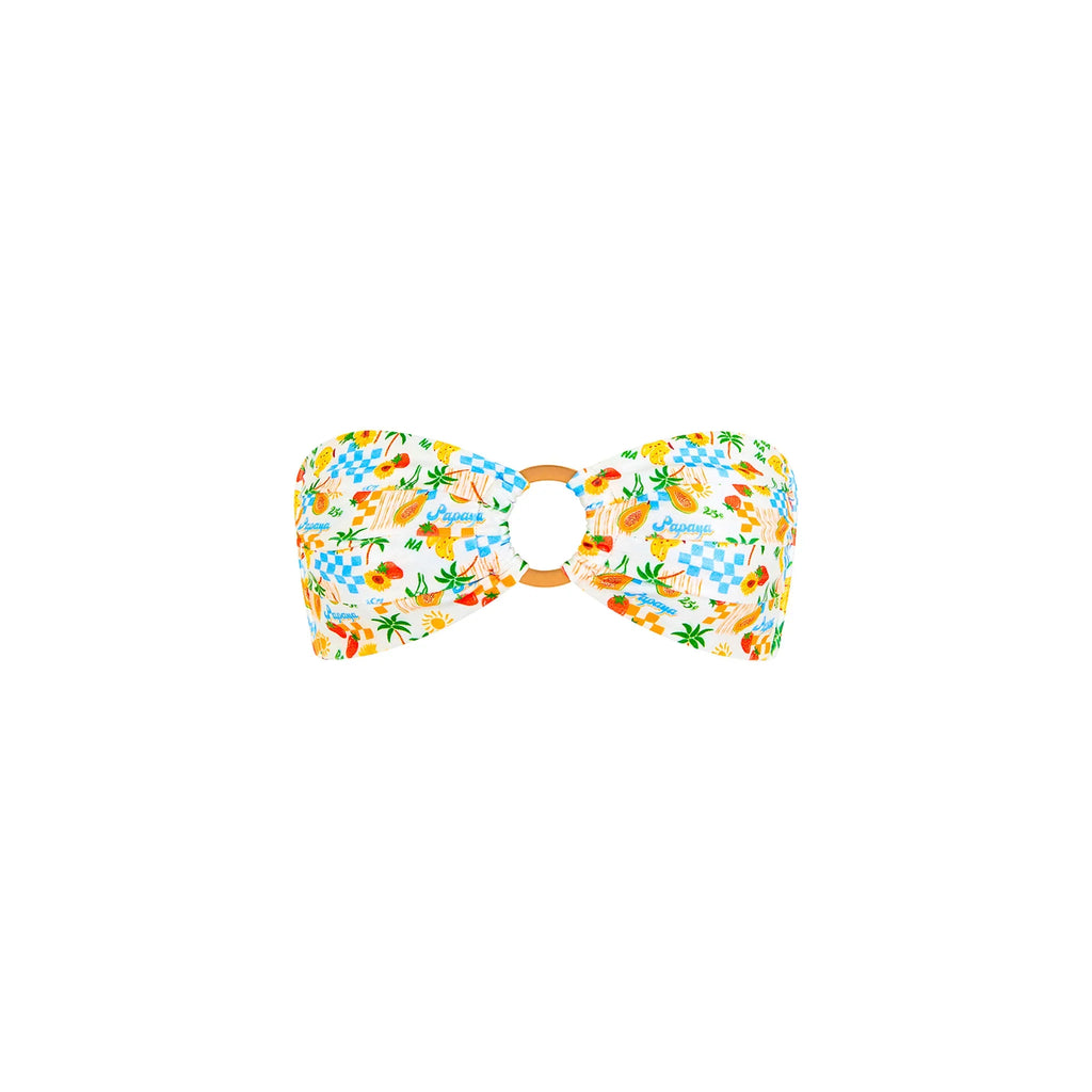 Strapless Bandeau Bikini Top - Suncatcher