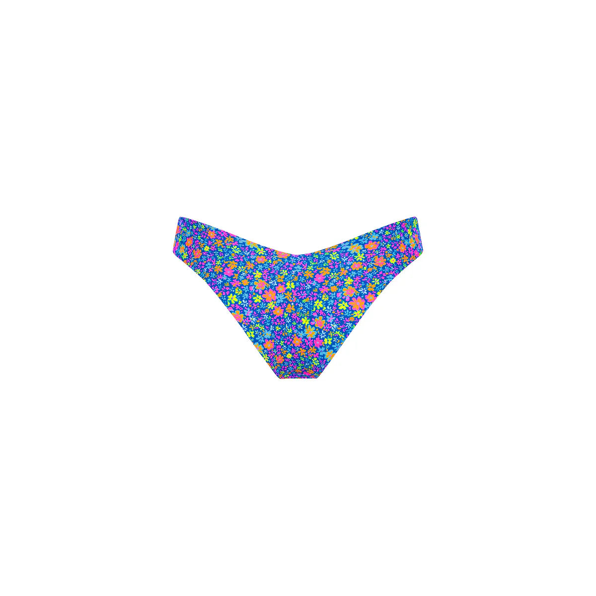 Cheeky V Bikini Bottom - Electric Bloom