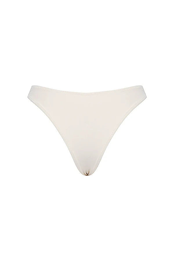 vanilla high leg bikini bottom