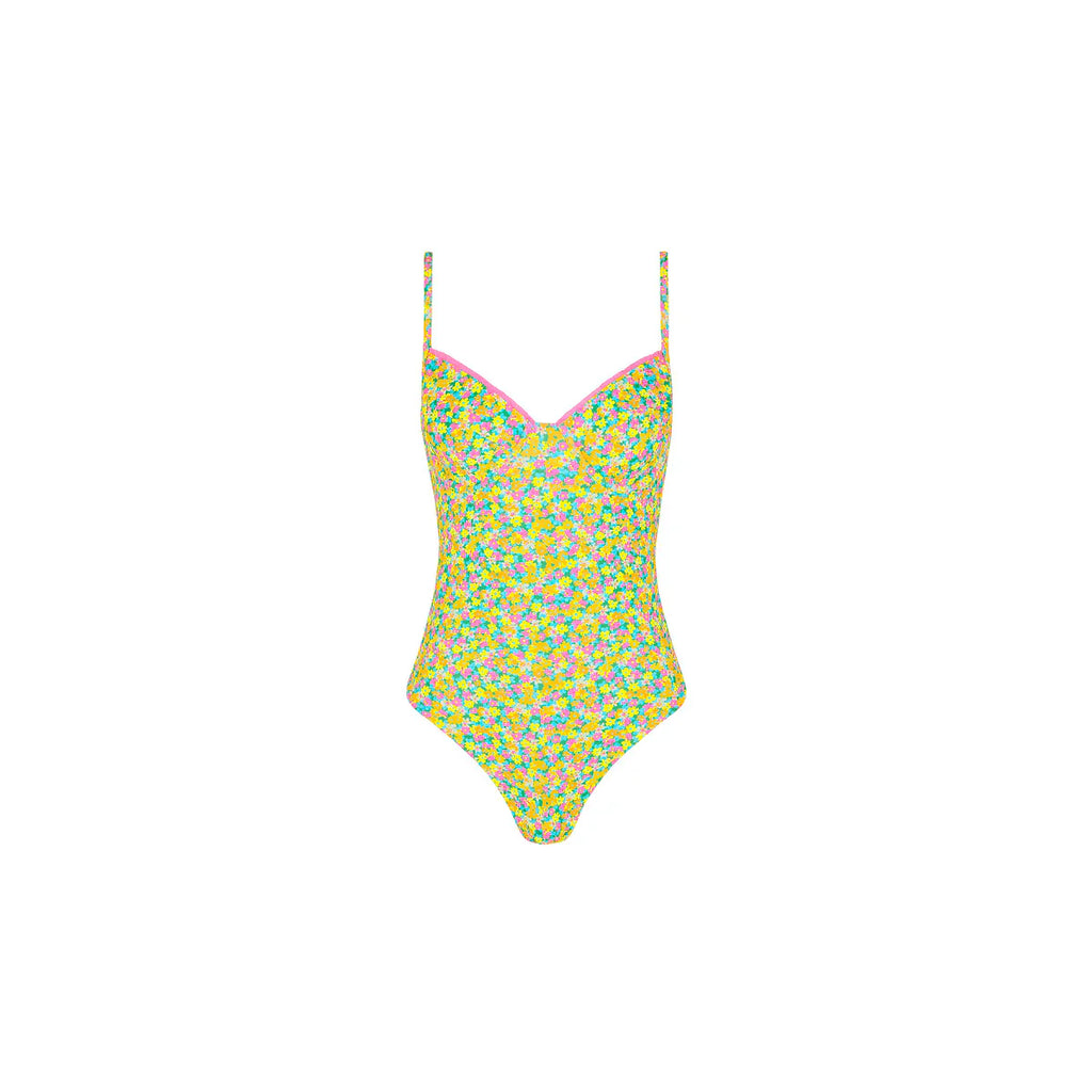 Decorative Underwire Cheeky One Piece - Hula Honey
