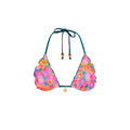 Lettuce Edge Bralette Bikini Top - Summer Glow