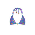 Halter Bralette Bikini Top - Electric Bloom
