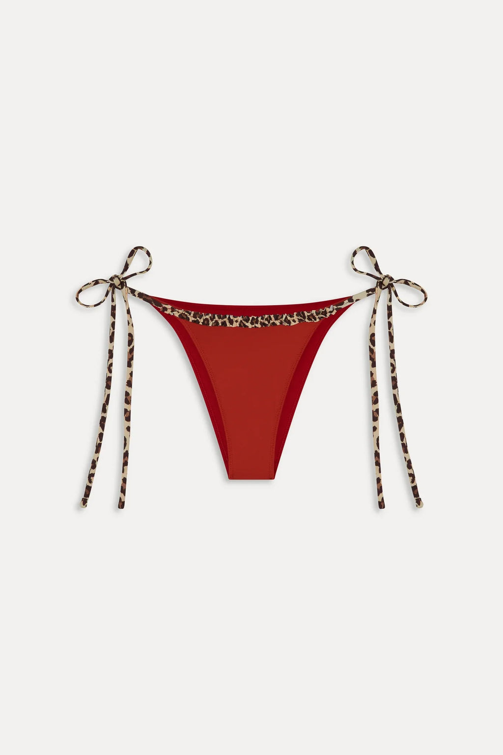 Mackenzie Ruffle Cheeky Bikini Bottom - Valentine