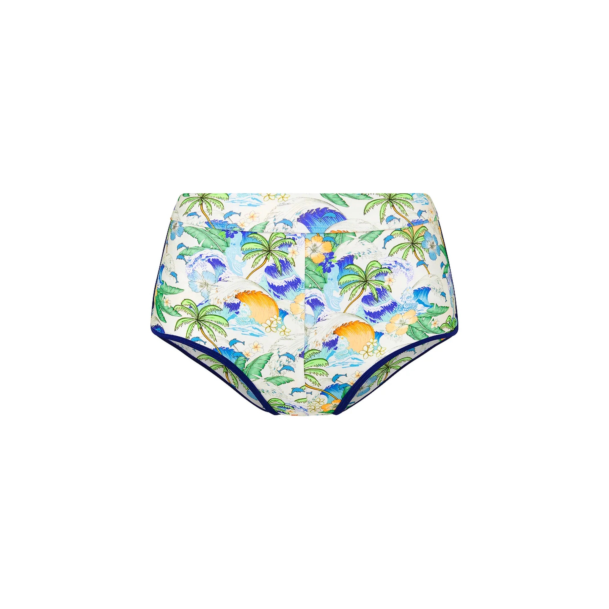 Bind Cheeky Swim Short - Blue Crush