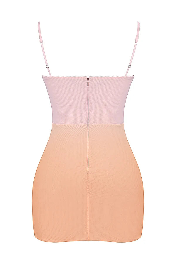 ombre mini dress
