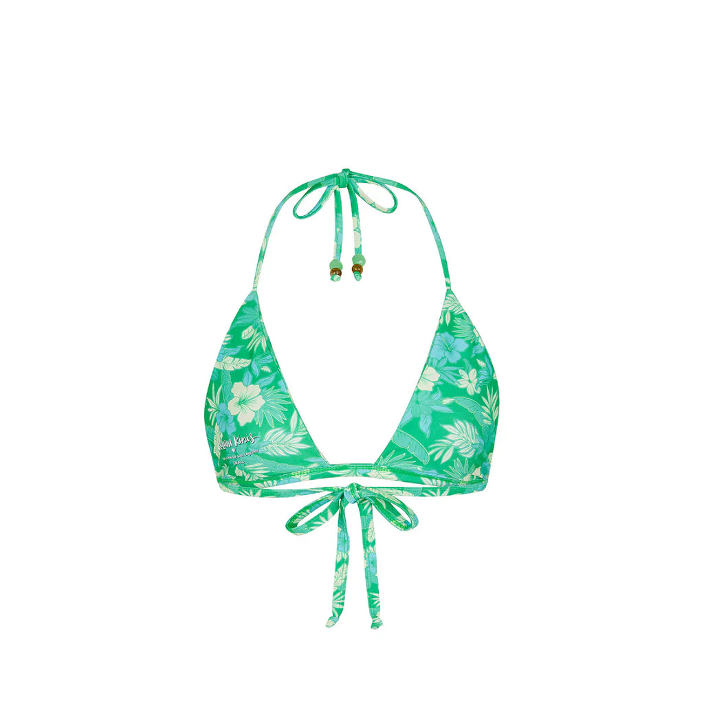 Gathered Stitch Bralette Bikini Top - Barefoot Breeze