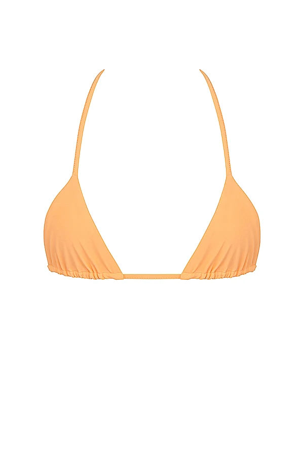 light orange halter neck bikini top