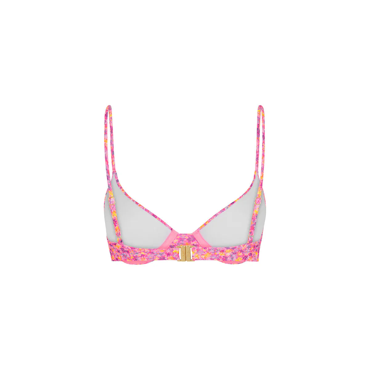 Slim Underwire Bra Bikini Top - Gelato Bloom