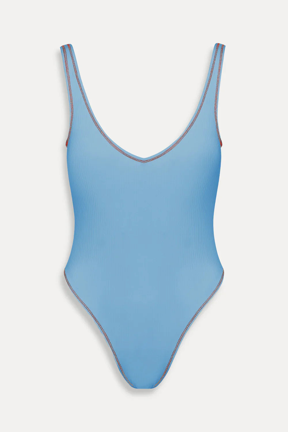 Verona High Cut One Piece Swimsuit - Capri Sky