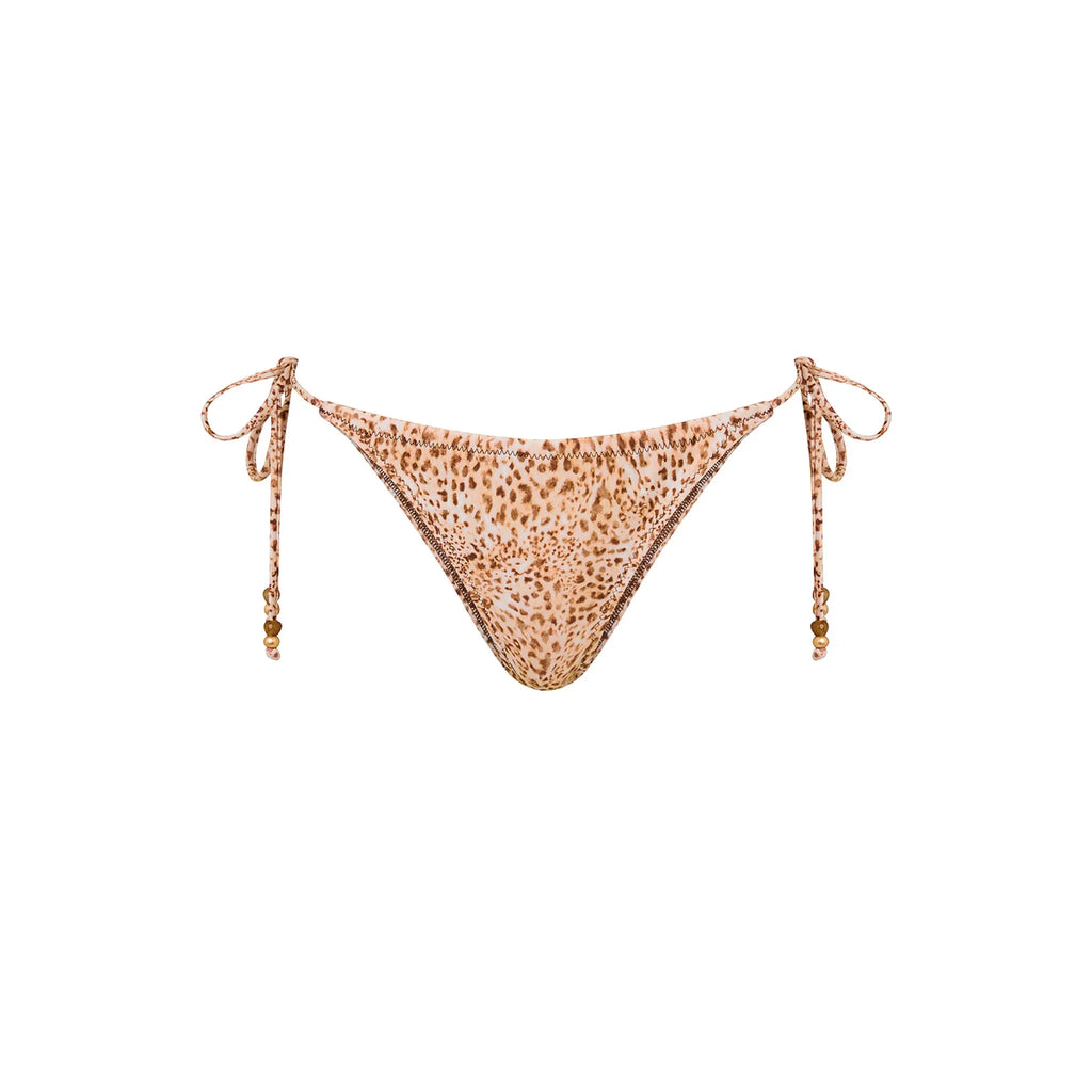 Full Coverage Tie Bikini Bottom - Wild Skies